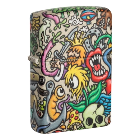 Zippo Crazy Collage 540 Color Pocket Lighter