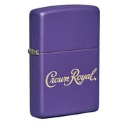 Zippo Crown Royal Logo Purple Matte Pocket Lighter