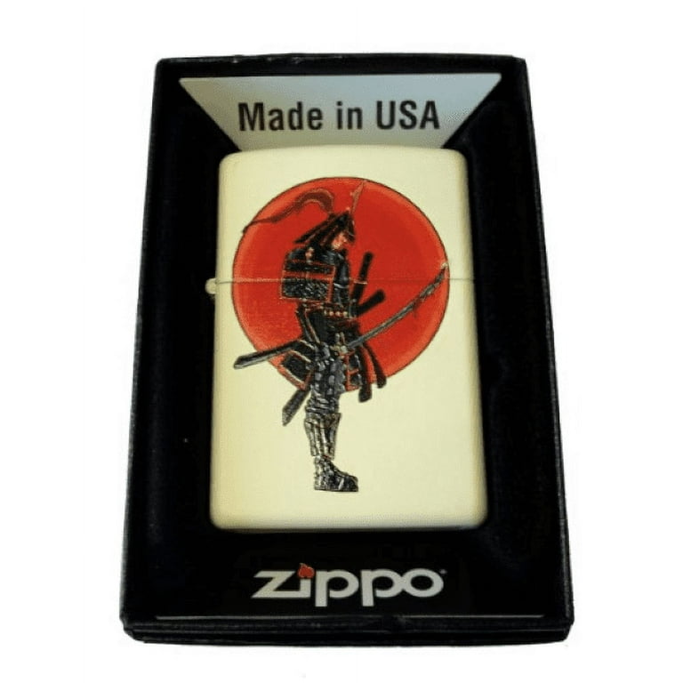 Zippo Custom Lighter - Japanese Warrior Samurai w/ Bloody