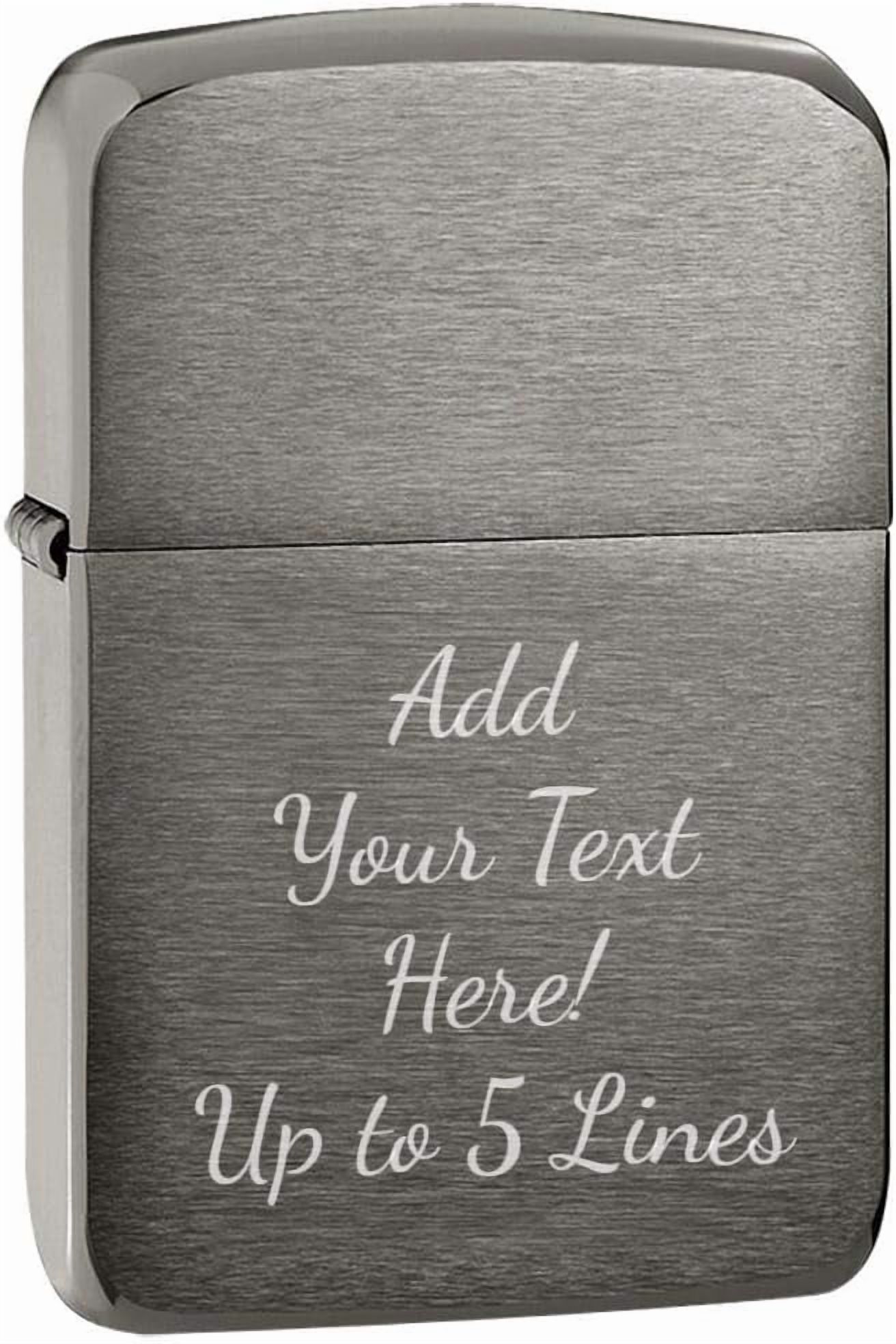 Zippo - Customized Message Black Ice 1941 Replica Original Windproof #24096