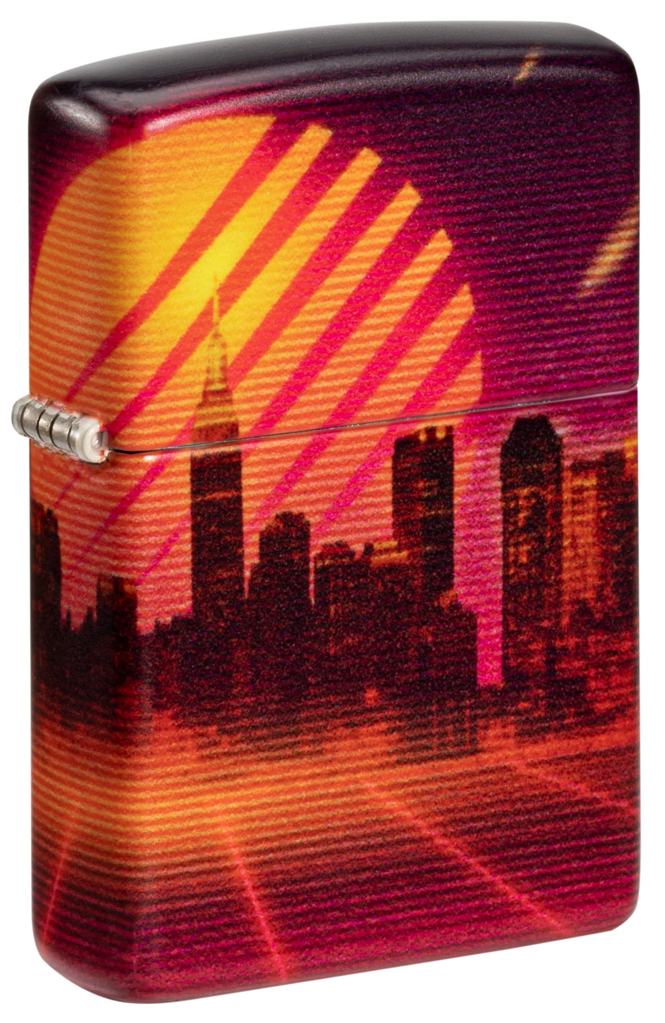 Zippo Cyber City Design 540 Color Matte Pocket Lighter