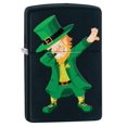 thumbnail image 1 of Zippo Dabbing Leprechaun Design Black Matte Pocket Lighter, 1 of 6
