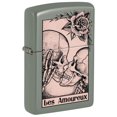 thumbnail image 1 of Zippo Death Kiss Design Sage Pocket Lighter, 1 of 6