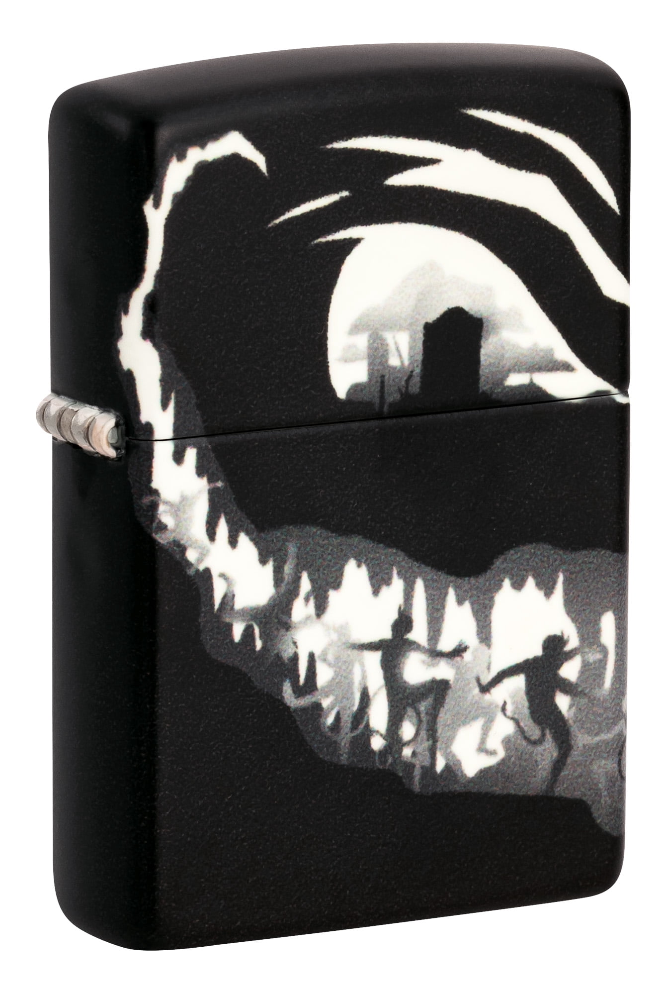 ZIPPO® LIGHTER ZIPPO Zippo 46579, Mystical Wizard Design, Brushed Chrome Finish Lighter