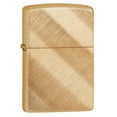 thumbnail image 1 of Zippo Diagonal Weave Brass Pocket Lighter, 1 of 7