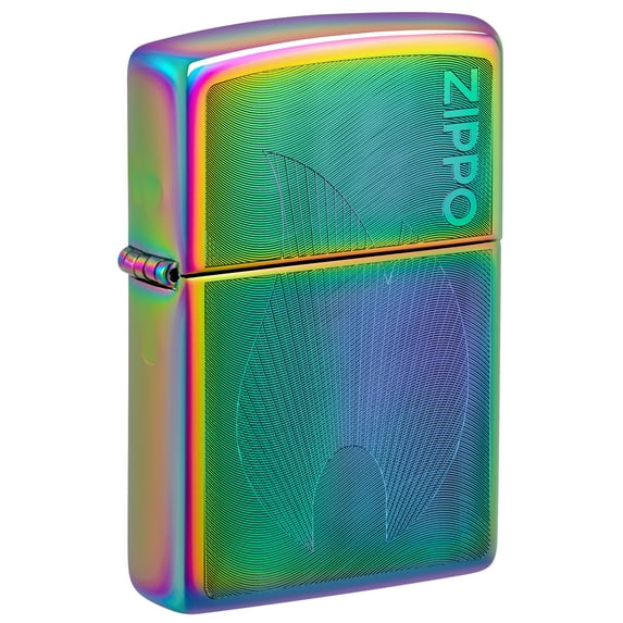 Zippo Dimensional Flame Design Multi Color Pocket Lighter