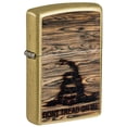 thumbnail image 1 of Zippo Pocket Lighter Don't Tread On Me Woodburn Design Street Brass (Brass Don't Tread on Me), 1 of 1