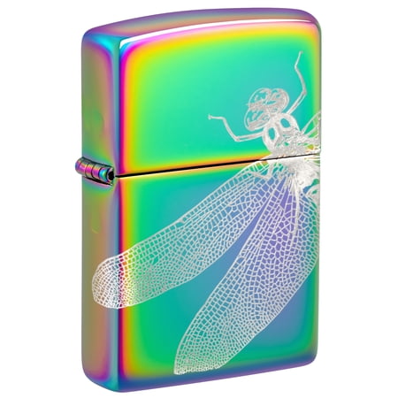Zippo Dragonfly Design Multi Color Pocket Lighter