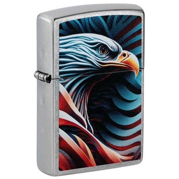 Zippo Eagle Stripes Pocket Lighter