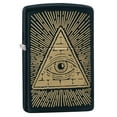 thumbnail image 1 of Zippo Eye of Providence Black Matte Pocket Lighter, 1 of 7