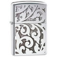 thumbnail image 1 of Zippo Filigree Design High Polish Chrome Pocket Lighter, 1 of 3