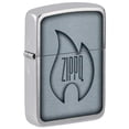 thumbnail image 1 of Zippo Flame Design 1941 Replica Brushed Chrome Pocket Lighter, 1 of 6