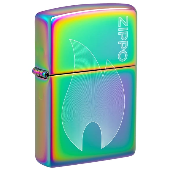 Zippo 48978 Flame Multicolor High Polish Brass Windproof Lighter