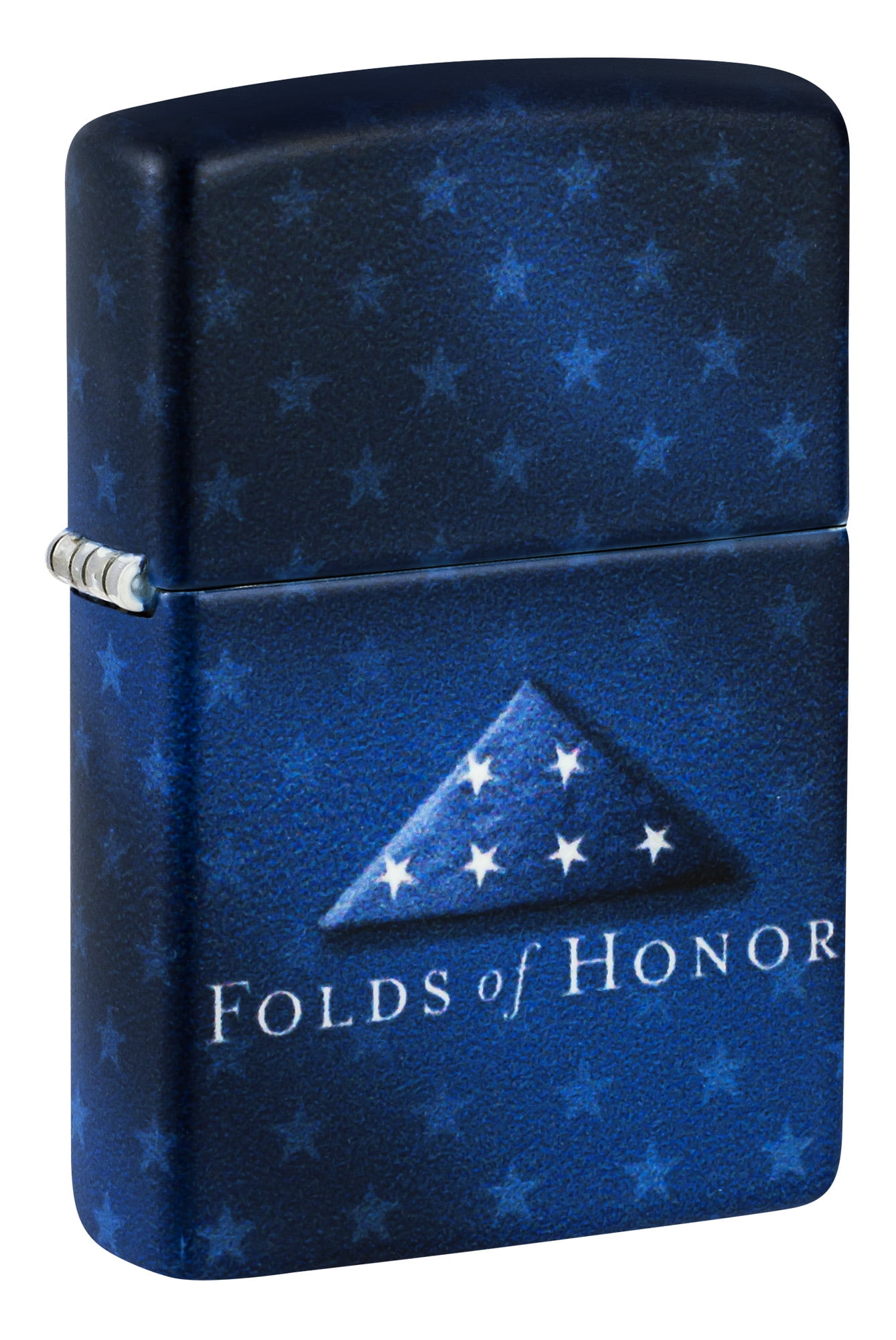 Zippo Pocket Lighter Folds of Honor Star-Studded Design 540 Matte