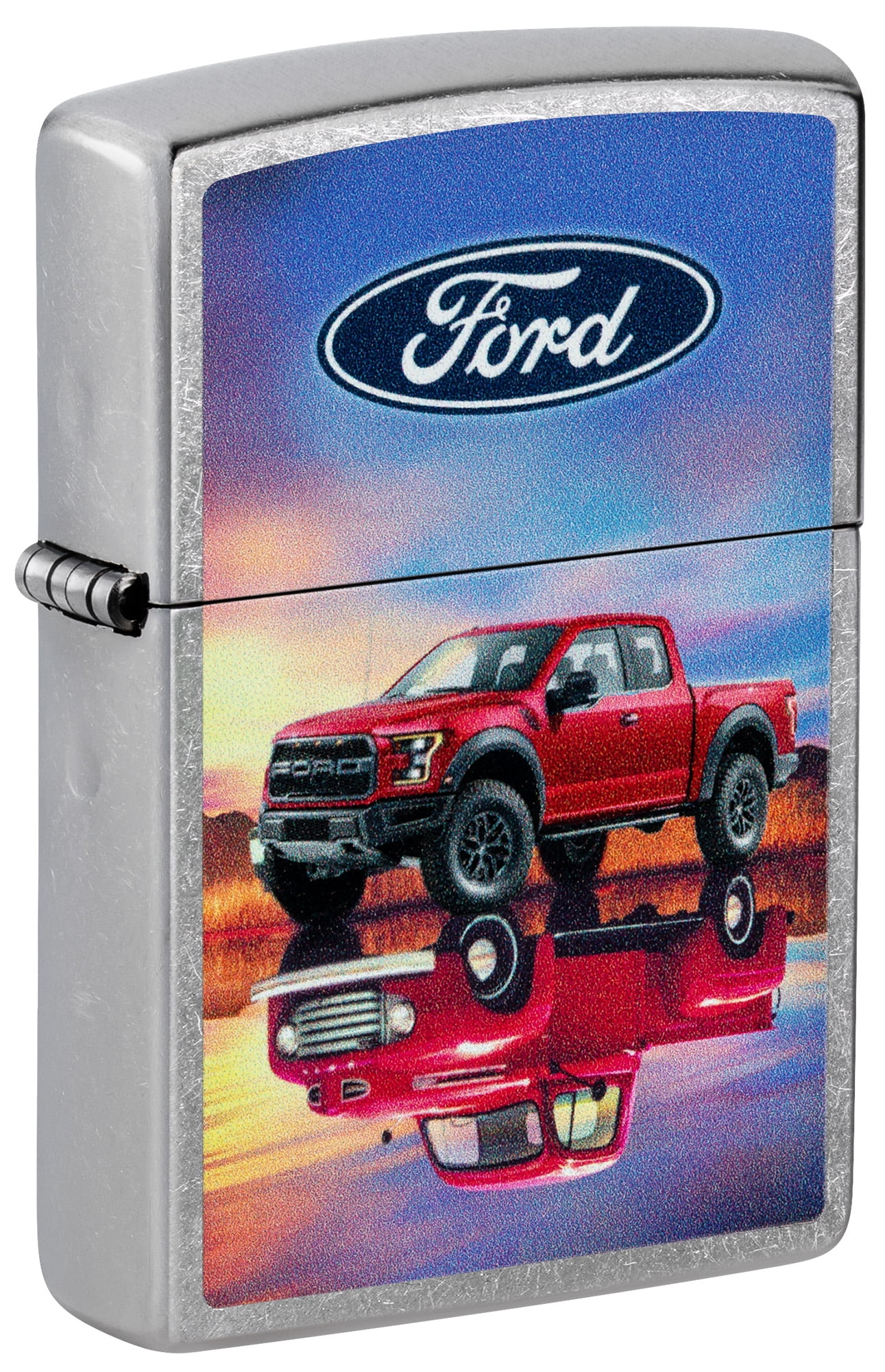 Zippo Ford F-Series Design Street Chrome Pocket Lighter