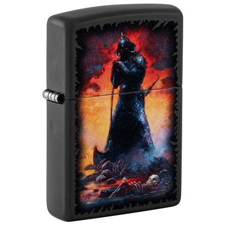 Zippo Frank Frazetta Evil Overlord Black Matte Pocket Lighter