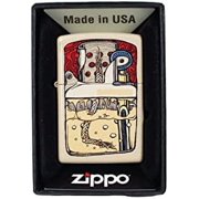 Zippo Guts - Flat Sand Zippo Lighter