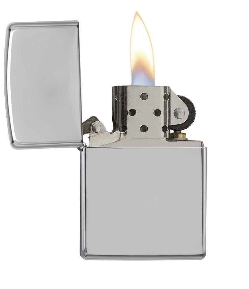 Zippo High Polish Chrome Windproof Pocket Lighter