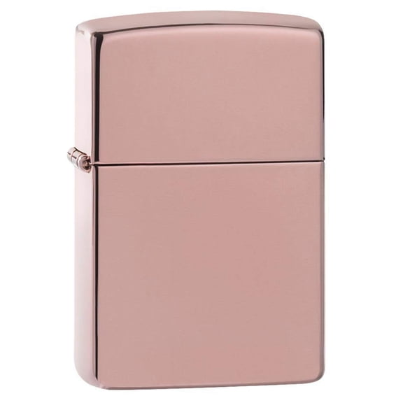 Zippo High Polish Rose Gold Pocket Lighter