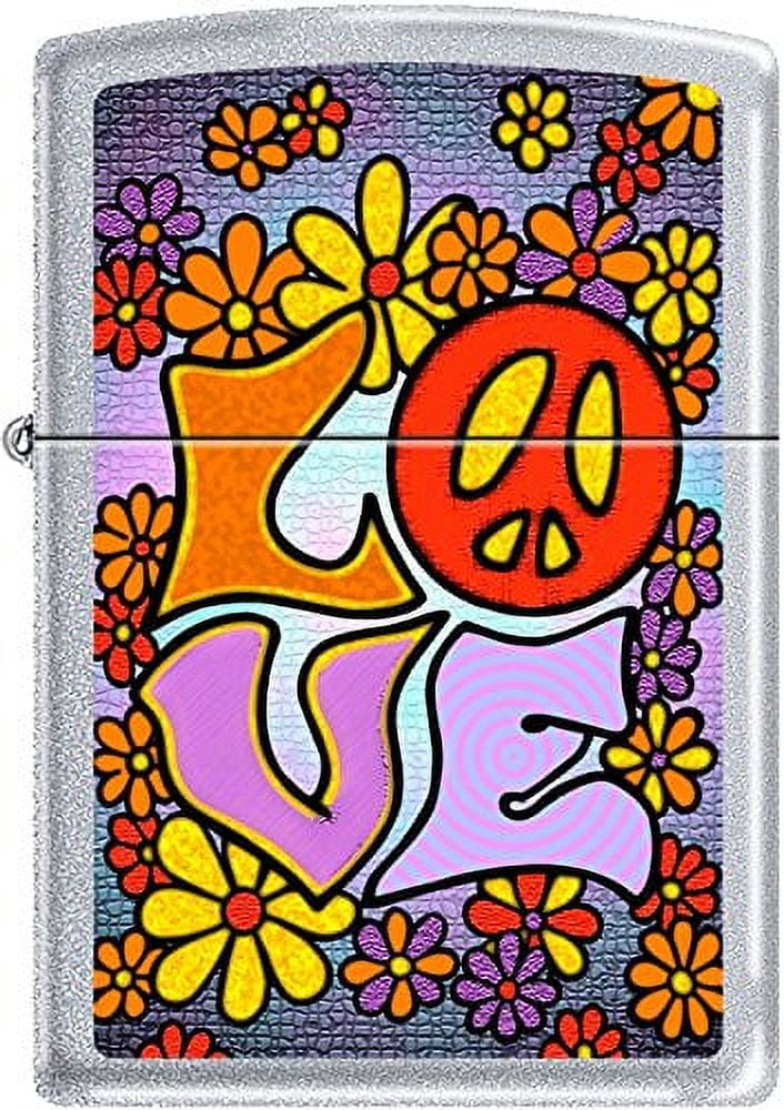Zippo-Hippie-LOVE-Flower-Child