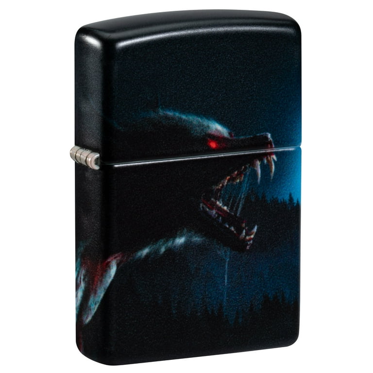 Zippo, Refillable Windproof Lighter, 48923, Horror Wolf Design