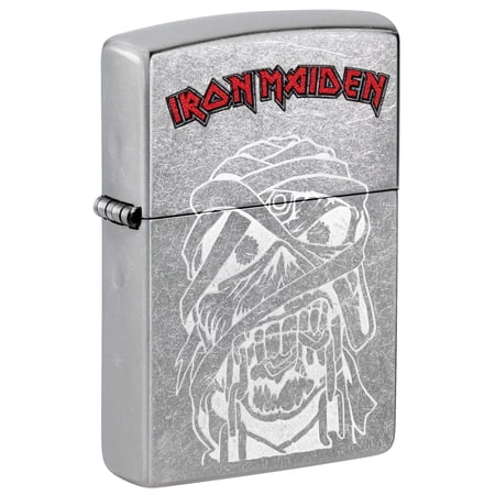 Zippo Iron Maiden Eddie Street Chrome Pocket Lighter