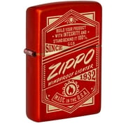 Zippo 48572 Car Design Black Matte Metal Finish Windproof Lighter