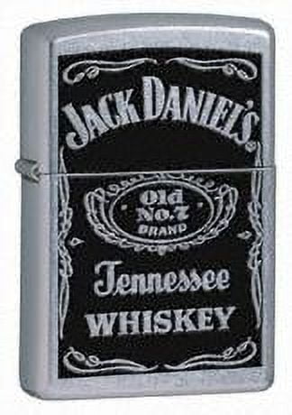 Zippo 24779 Windproof Lighter Jack Daniel's Label Street Chrome Finish