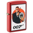 thumbnail image 1 of Zippo James Bond 007 Vintage Design Red Matte Pocket Lighter, 1 of 6