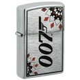 thumbnail image 1 of Zippo James Bond Brushed Chrome Pocket Lighter, 1 of 6