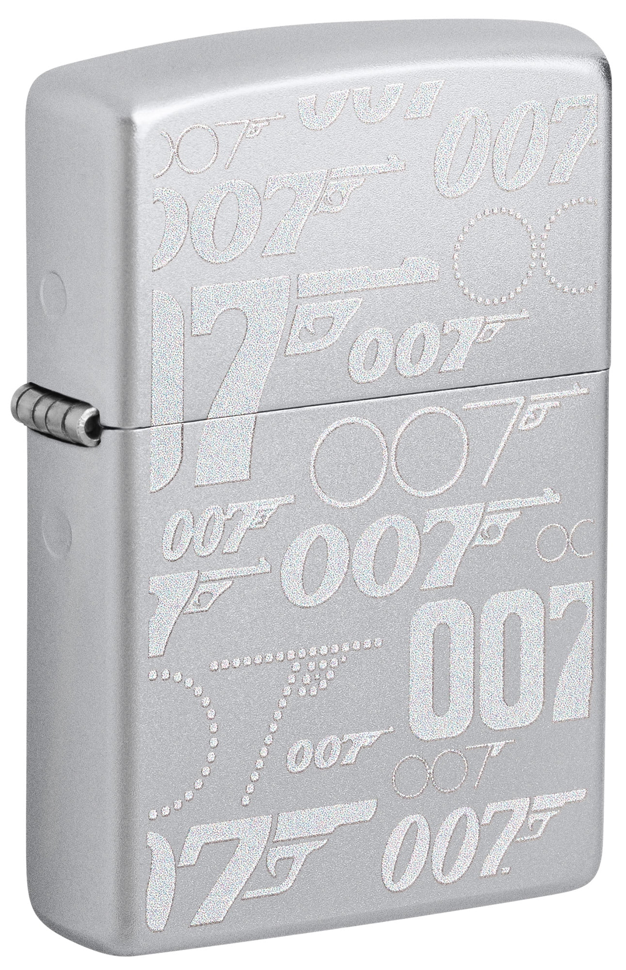 Zippo James Bond Satin Chrome Pocket Lighter