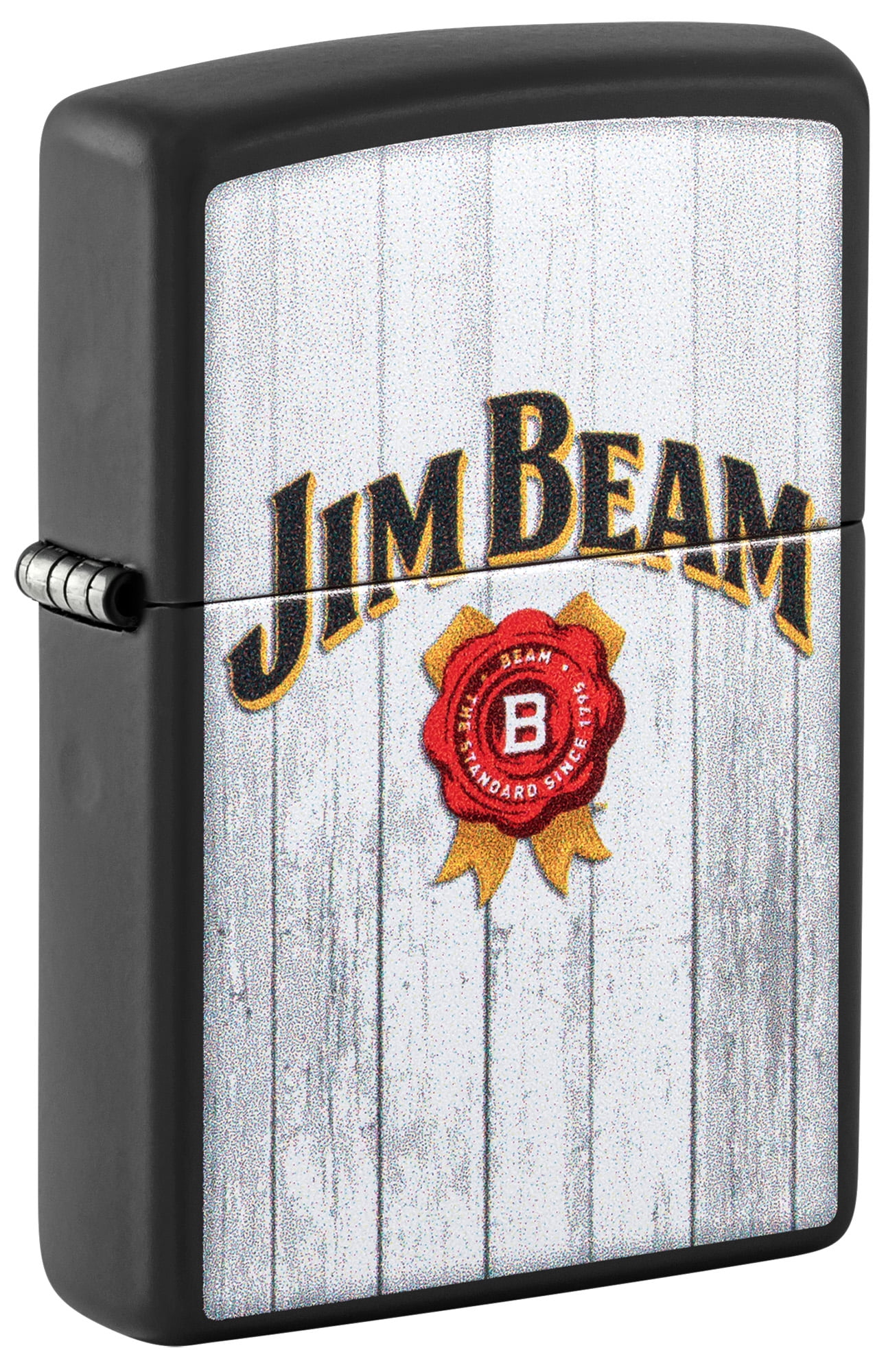 Zippo Jim Beam Black Matte Pocket Lighter
