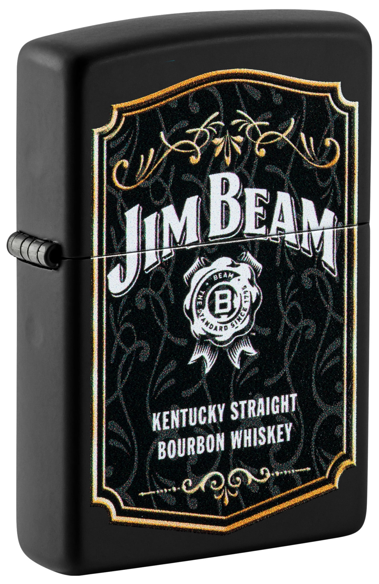 Zippo Jim Beam Black Matte Pocket Lighter