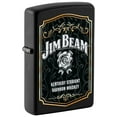 thumbnail image 1 of Zippo Jim Beam Black Matte Pocket Lighter, 1 of 6