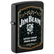 Zippo Jim Beam Black Matte Pocket Lighter