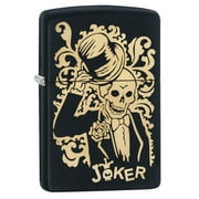 Zippo Joker Black Matte Pocket Lighter