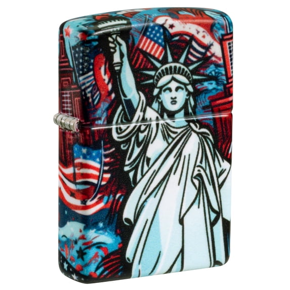 Zippo Lady Liberty Design 540 Matte Pocket Lighter