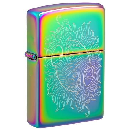Zippo Laser Engraved Spiritual Design Multi Color Pocket Lighter