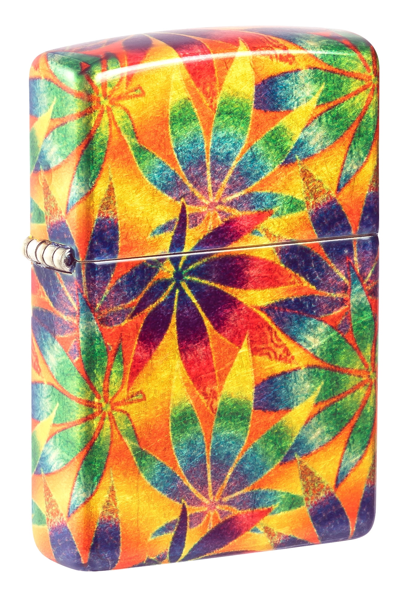 Zippo Leaf Design 540 Fusion Tumbled Brass Pocket Lighter - Walmart.com