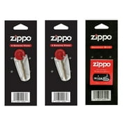 Zippo Lighter 2 Flint card (12 flints) & 1 wick card