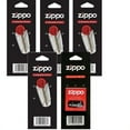 Zippo Lighter 4 Flint card (24 flints) & 1 wick card