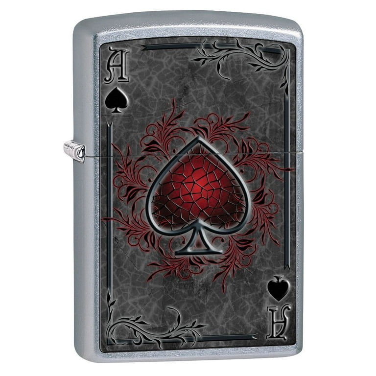在庫一掃セール売れ筋ランキング Zippo Lighter: Ace of Spades - Street Chrome 79476 - Walmart.com コレクション
