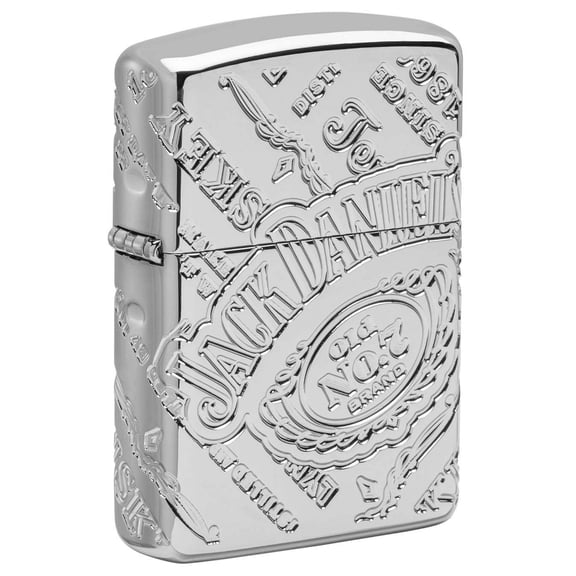 Zippo Lighter: Armor Jack Daniel's MultiCut - High Polish Chrome 49869