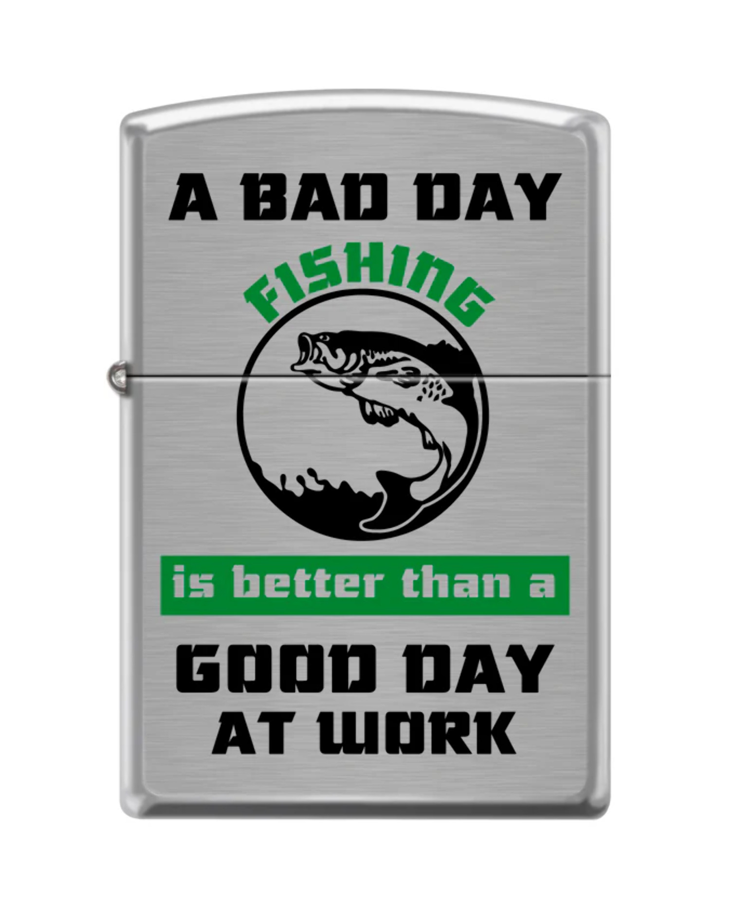 Zippo Lighter Bad Day Fishing