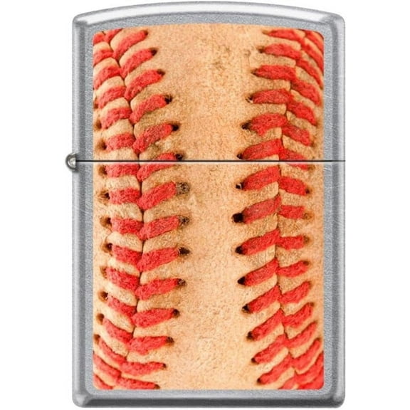 Zippo Lighter- Baseball Ball Stitching Street Chrome Windproof Lighter #Z5228