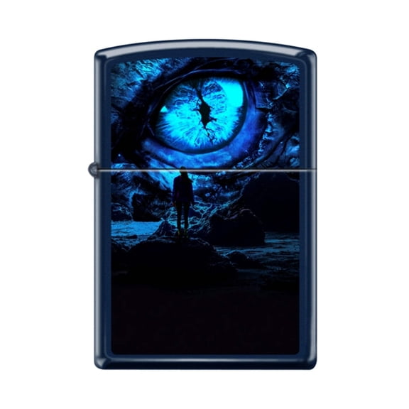 Zippo Lighter - Black Light Dragon Eye