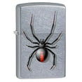 thumbnail image 1 of Zippo Lighter- Black Widow Spider Street Chrome Windproof Lighter #Z5059, 1 of 6