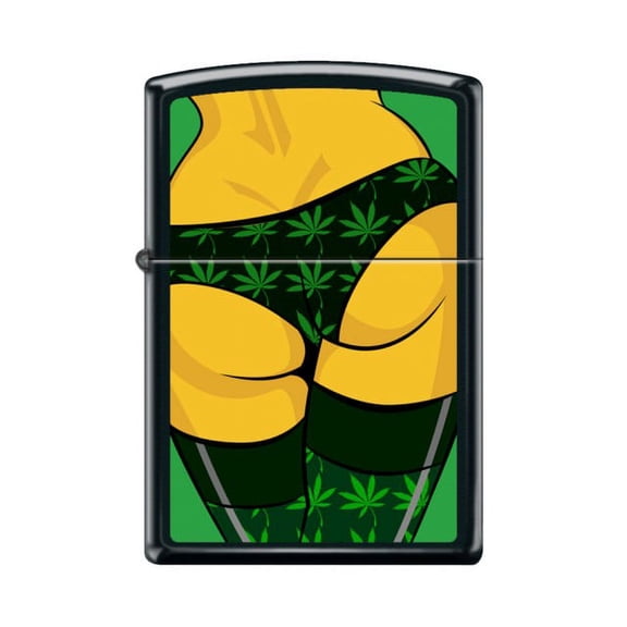 Zippo Lighter - Bum - Black Matte