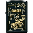 thumbnail image 1 of Zippo Lighter- Cancer Zodiac Black Matte Windproof Lighter #Z5300, 1 of 1