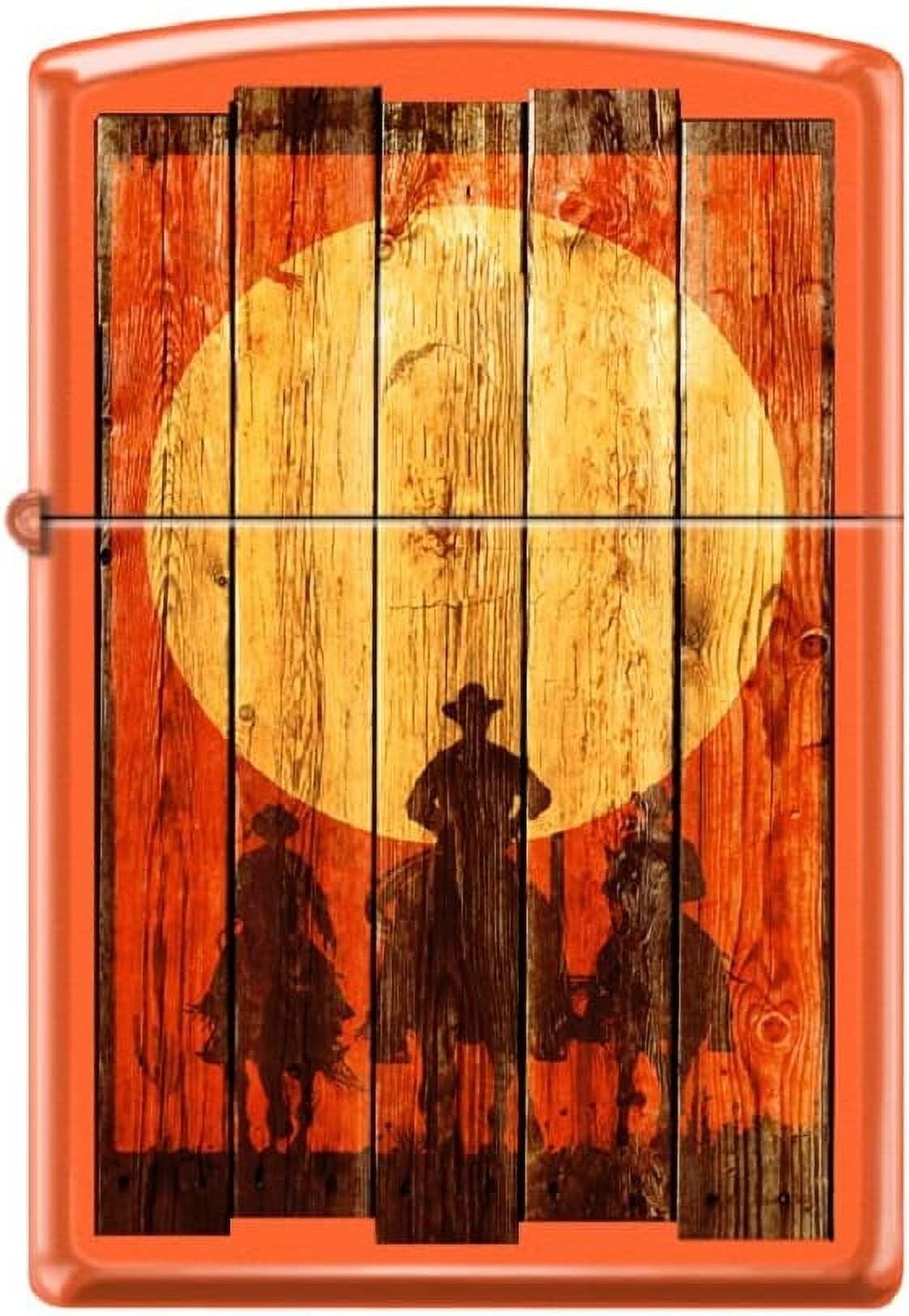 Zippo Lighter-Cowboy Hat and Rope Westerns Windproof Lighter (Cowboys #Z6020)